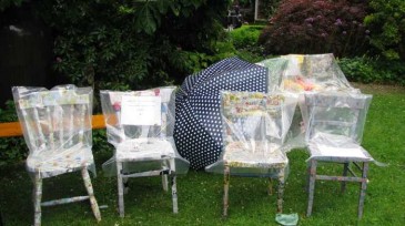 Regenhauben für Stühle